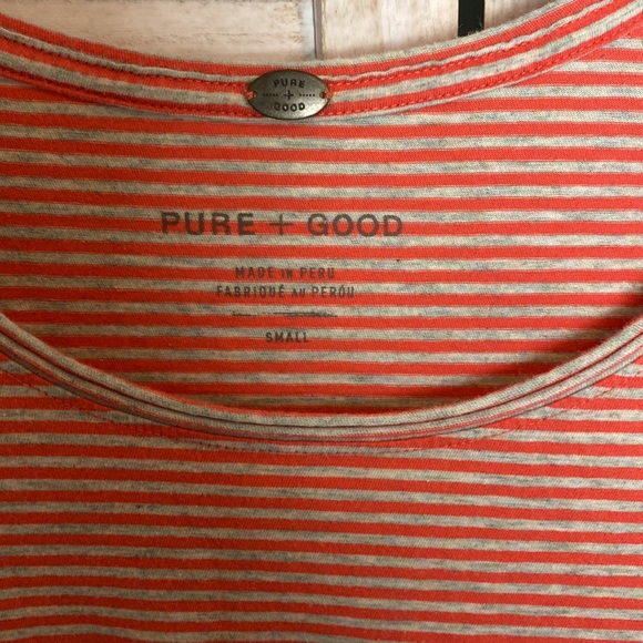 Anthropologie Tops - Anthropologie Pure + Good Shirt Striped Long Sleeved Shirt / Top.  Size Small